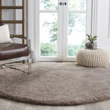 Safavieh Sheep Shag 6'-0" x 6'-0" Rug in Silver