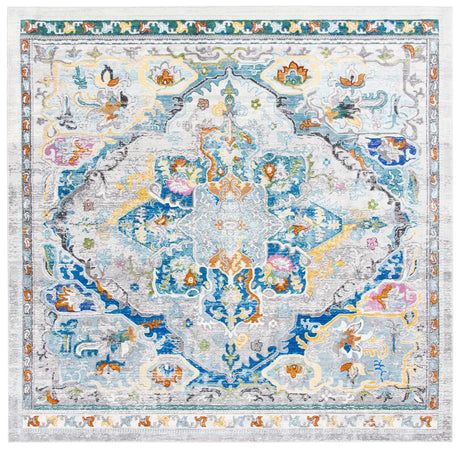 Safavieh Aria 6'-5" x 6'-5" Rug in Grey / Blue