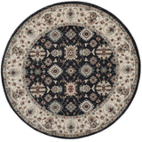 Safavieh Lyndhurst 7'-0" x 7'-0" Rug in Navy / Creme