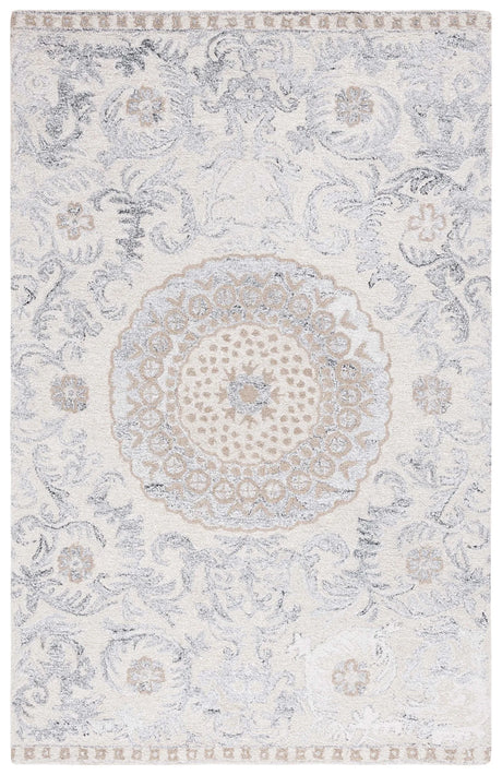 Safavieh Marquee 4'-0" x 6'-0" Rug in Beige / Grey