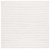 Safavieh Dhurries 6'-0" x 6'-0" Rug in Light Blue / Ivory