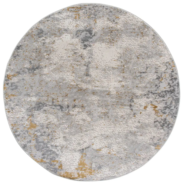 Safavieh Palma 6'-7" x 6'-7" Rug in Grey / Gold
