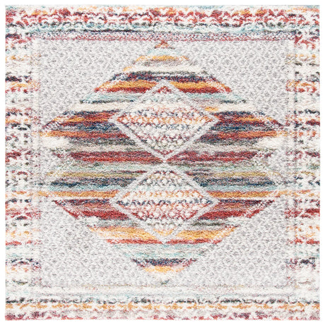 Safavieh Calista 6'-7" x 6'-7" Rug in Ivory / Rust