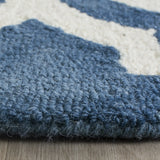 Safavieh Dip Dye 7'-0" x 7'-0" Rug in Blue / Ivory