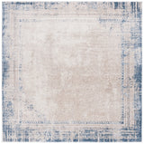 Safavieh Prestige 6'-7" x 6'-7" Rug in Beige / Blue
