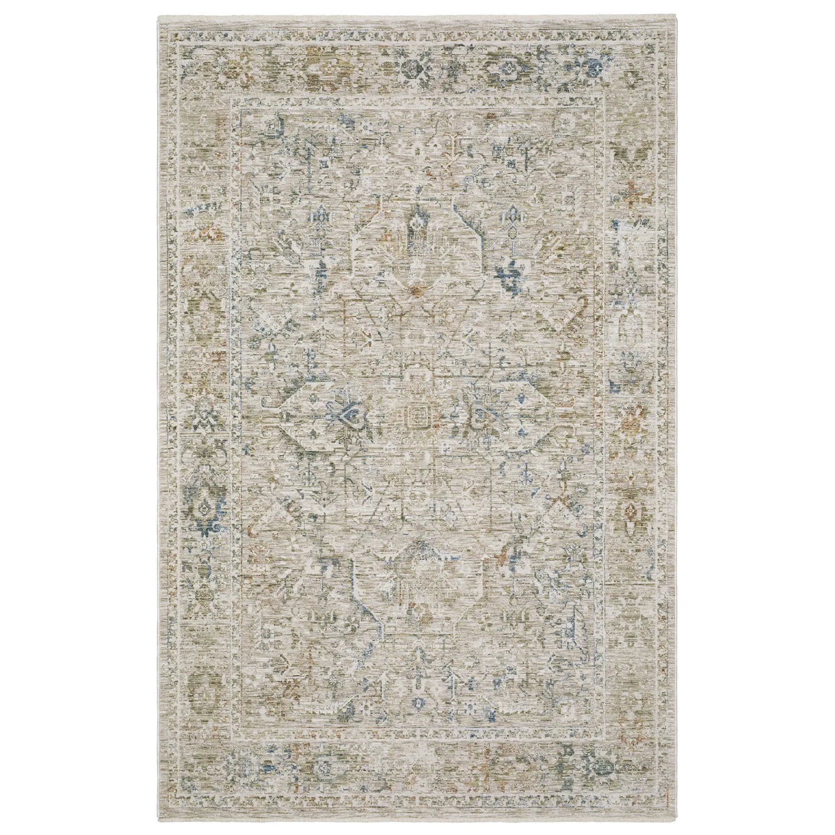 Oriental Weavers Sphinx Avalon AVA02 Blue Rugs - main flat