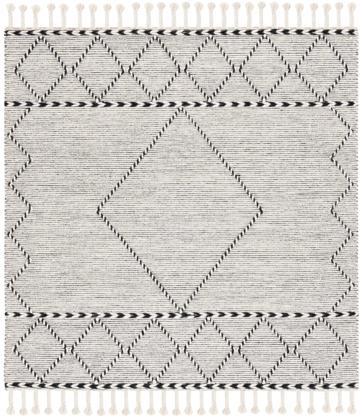 Safavieh Vermont 6'-0" x 6'-0" Rug in Ivory / Black