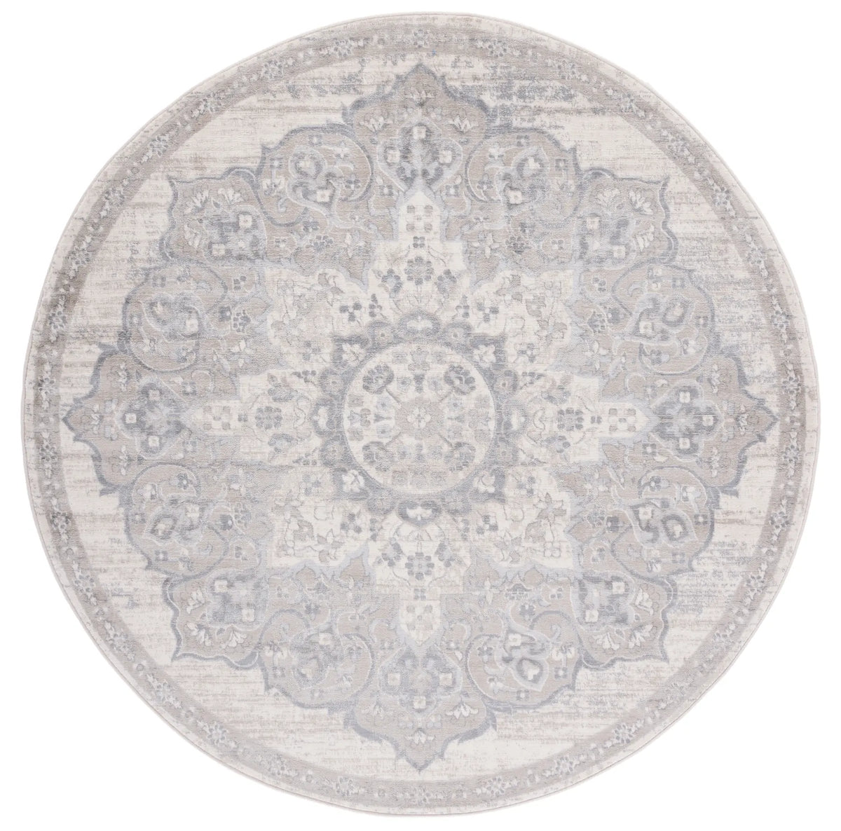 Safavieh Brentwood 6'-7" x 6'-7" Rug in Ivory / Beige