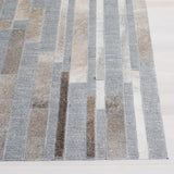 Safavieh Studio Leather 8'-0" x 10'-0" Rug in Ivory / Grey
