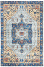 Safavieh Saffron 3'-0" x 5'-0" Rug in Turquoise / Navy