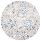 Safavieh Amelia 700 5'-3" x 5'-3" Rug in Light Grey / Blue