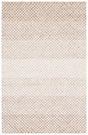 Safavieh Micro-Loop 4'-0" x 6'-0" Rug in Beige / Ivory