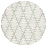Safavieh Marbella 6'-0" x 6'-0" Rug in Green / Ivory