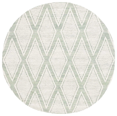 Safavieh Marbella 6'-0" x 6'-0" Rug in Green / Ivory