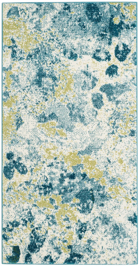 Safavieh Watercolor 2'-7" x 5'-0" Rug in Ivory / Light Blue