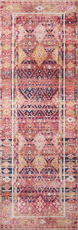 Loloi Layla Lay-15 Magenta/Multi Rugs - runner flat