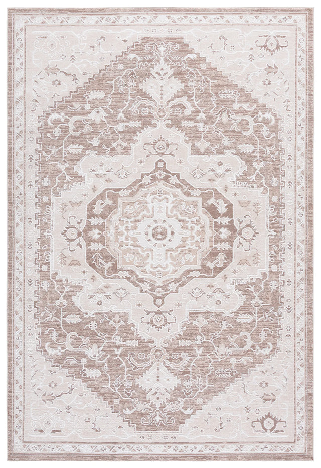 Safavieh Sydney 4'-0" x 6'-0" Rug in Beige / Brown Ivory