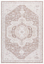 Safavieh Sydney 4'-0" x 6'-0" Rug in Beige / Brown Ivory