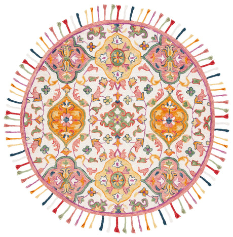 Safavieh Blossom 6'-0" x 6'-0" Rug in Ivory / Multi