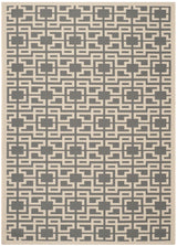 Safavieh Martha Stewart 4'-0" x 5'-7" Rug in Anthracite / Beige