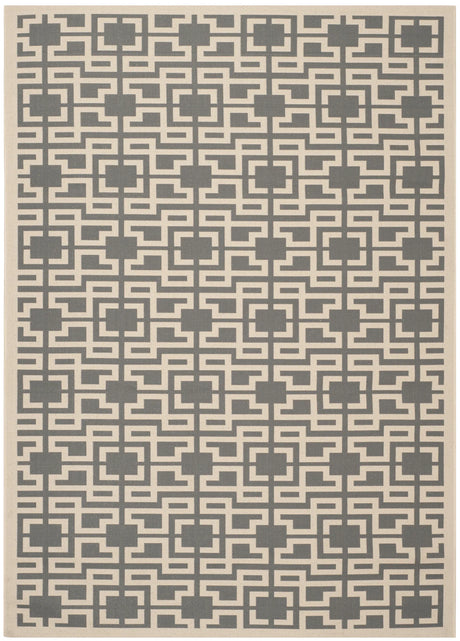 Safavieh Martha Stewart 4'-0" x 5'-7" Rug in Anthracite / Beige