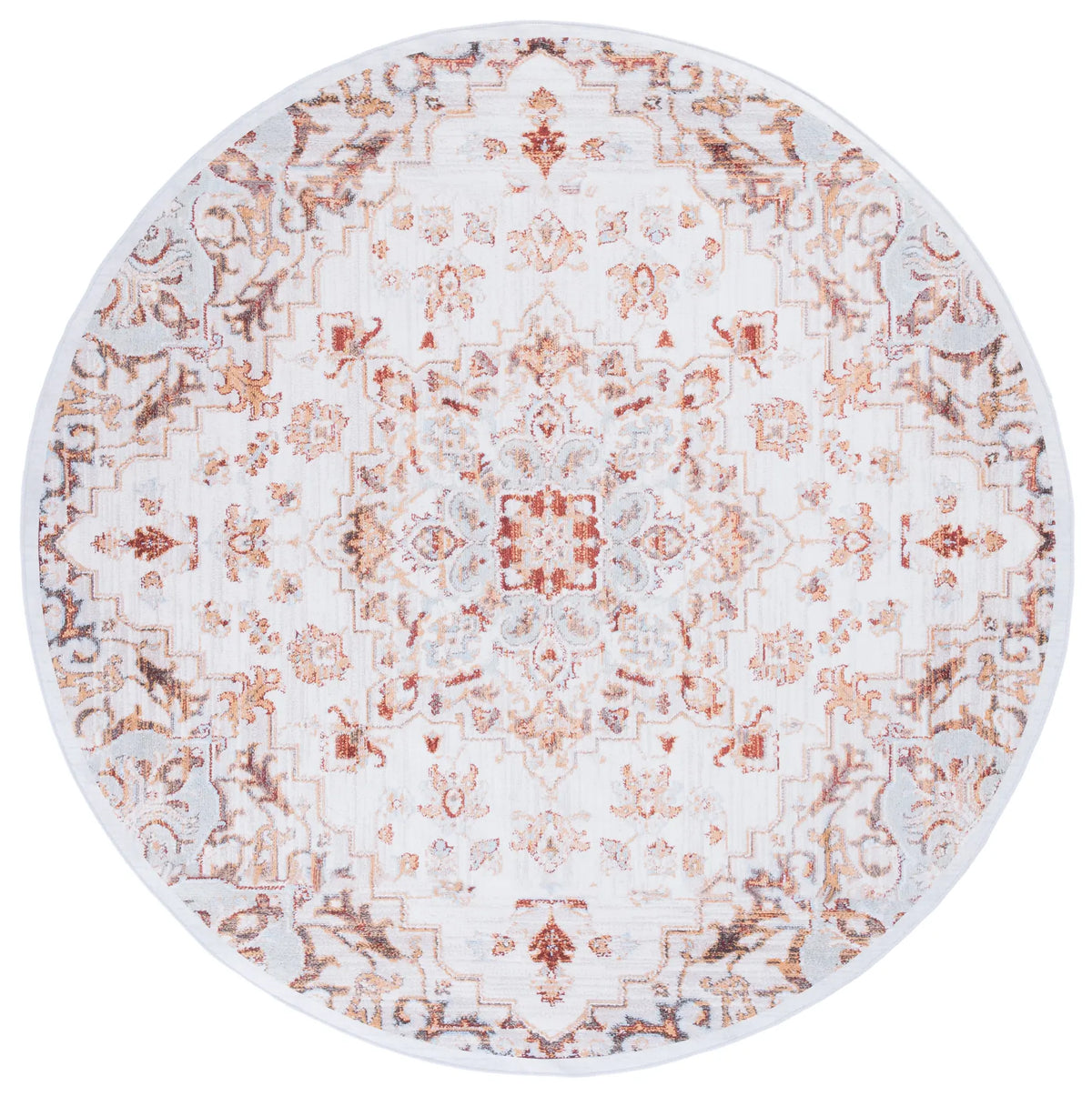 Safavieh Tucson 6'-0" x 6'-0" Rug in Beige / Grey