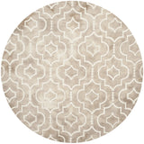 Safavieh Dip Dye 7'-0" x 7'-0" Rug in Beige / Ivory