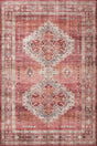 Loloi Heidi Hei-03 Sunset/Natural Rugs - main flat