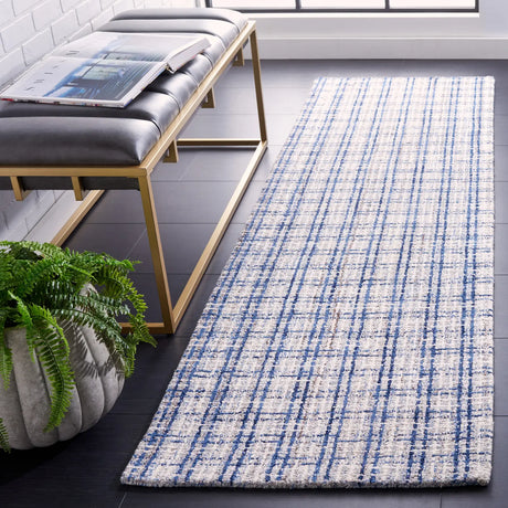 Safavieh Abstract 2'-3" x 8'-0" Rug in Blue / Ivory