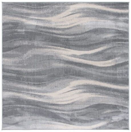 Safavieh Jasper 100 6'-7" x 6'-7" Rug in Grey / Ivory