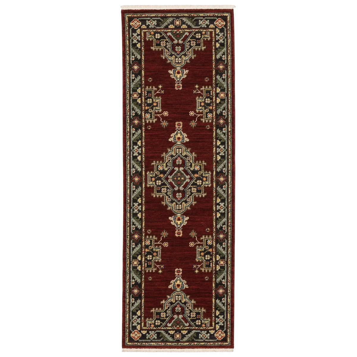 Oriental Weavers Sphinx Lilihan 092R6 Red/ Black Rugs - runner