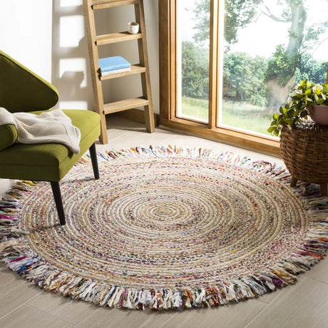 Safavieh Cape Cod 5'-0" x 5'-0" Rug in Ivory / Light Beige