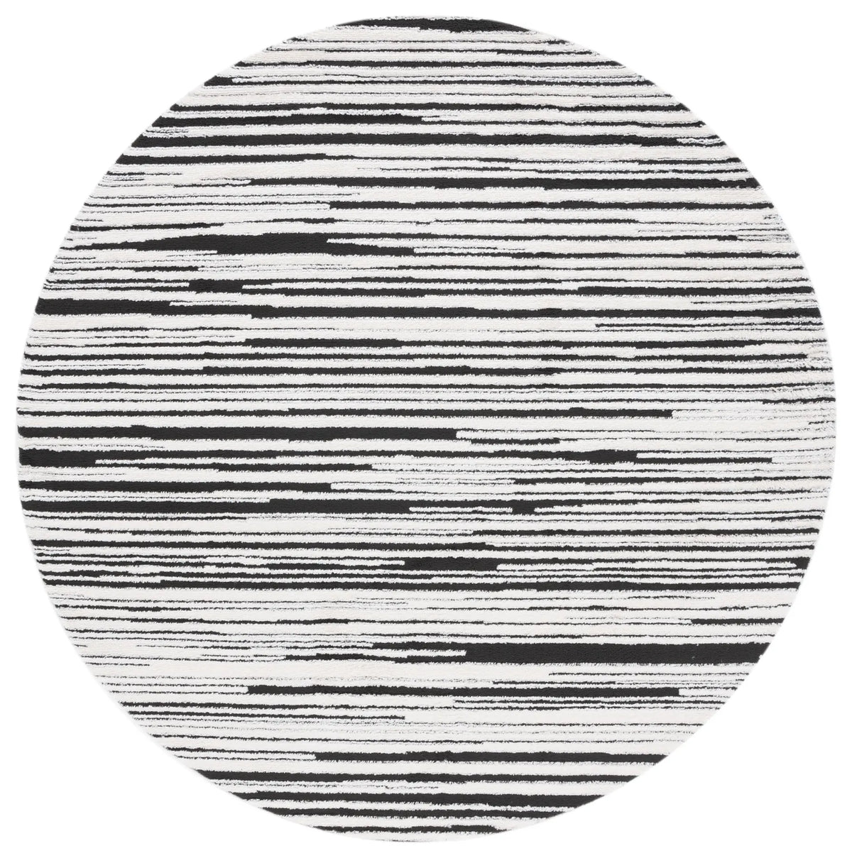 Safavieh Melody 6'-7" x 6'-7" Rug in Ivory / Black