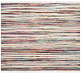Safavieh Rag Rug 6'-0" x 6'-0" Rug in Ivory / Multi