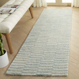 Safavieh Ebony 2'-3" x 8'-0" Rug in Dark Green / Light Green