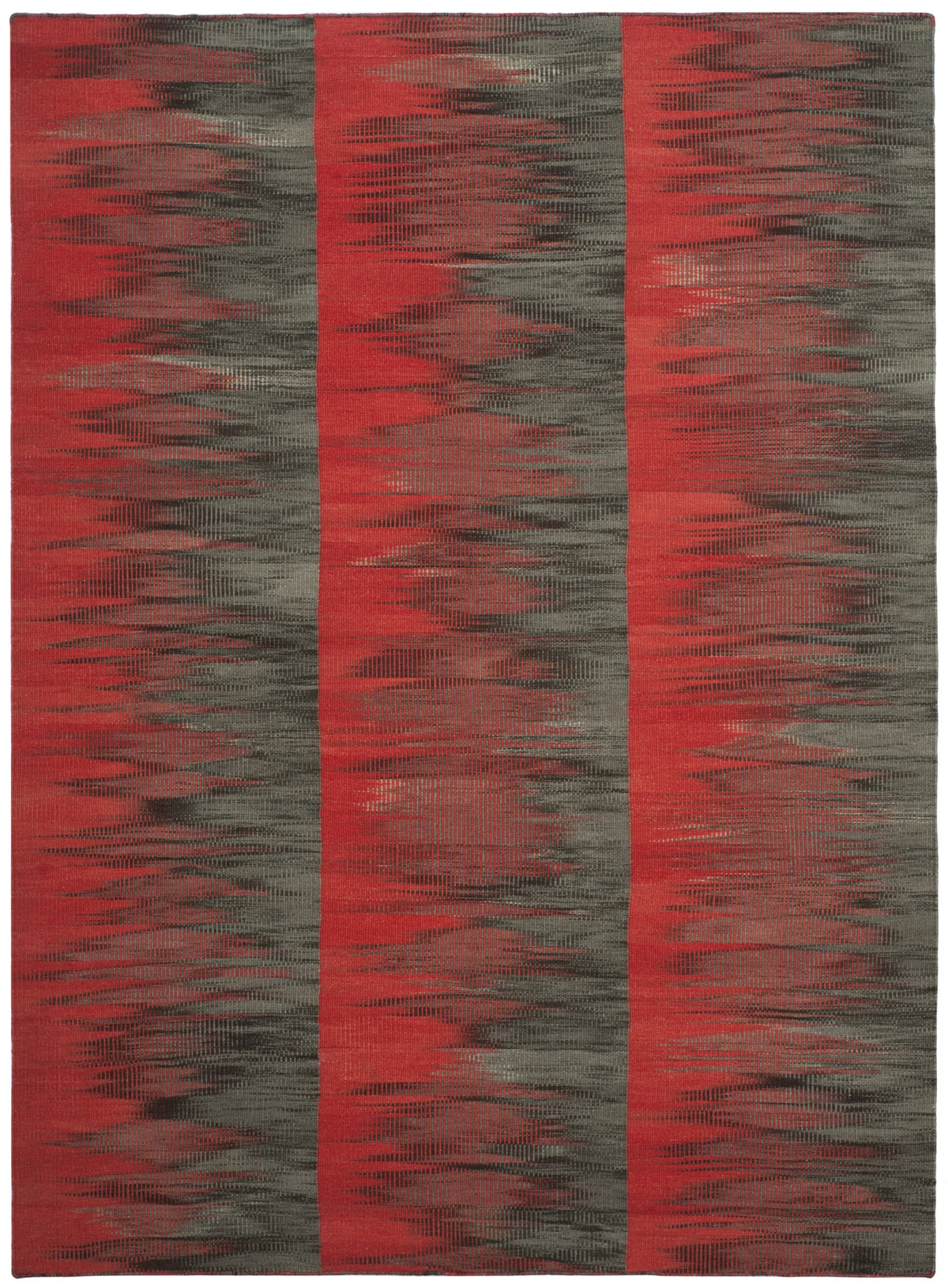 Safavieh Kilim 5'-0" x 8'-0" Rug in Red / Charcoal