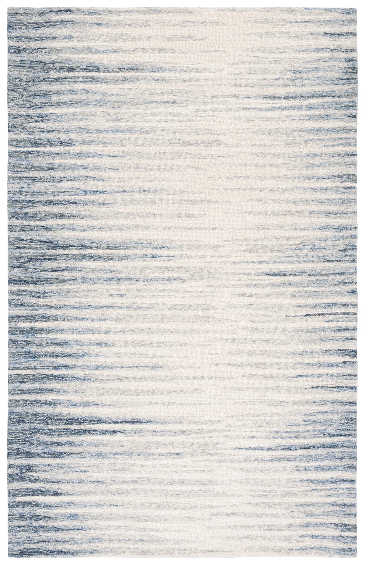Safavieh Abstract 4'-0" x 6'-0" Rug in Ivory / Dark Blue