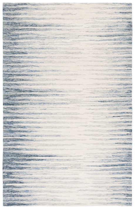 Safavieh Abstract 4'-0" x 6'-0" Rug in Ivory / Dark Blue