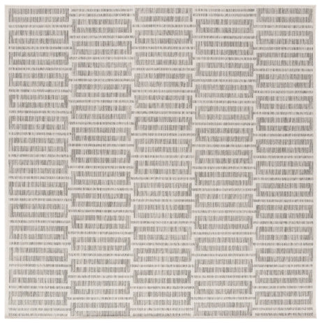 Safavieh Beach House 6'-7" x 6'-7" Rug in Grey / Ivory