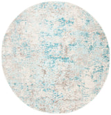 Safavieh Madison 5'-0" x 5'-0" Rug in Ivory / Teal