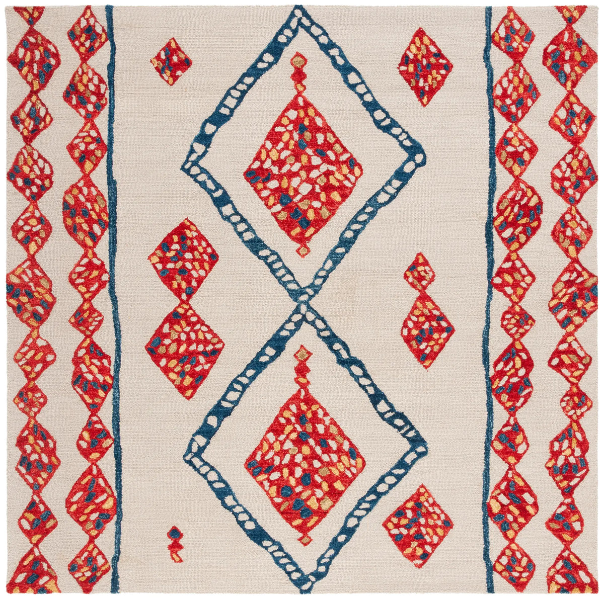 Safavieh Aspen 7'-0" x 7'-0" Rug in Ivory / Multi