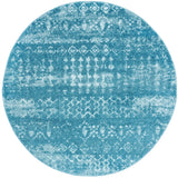 Safavieh Tulum 6'-7" x 6'-7" Rug in Turquoise / Blue