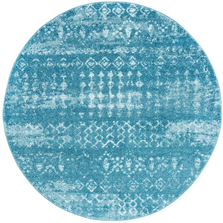 Safavieh Tulum 6'-7" x 6'-7" Rug in Turquoise / Blue
