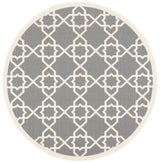 Safavieh Courtyard 5'-3" x 5'-3" Rug in Grey / Beige