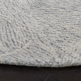 Safavieh Metro 6'-0" x 6'-0" Rug in Dark Grey / Ivory