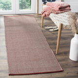 Safavieh Montauk 2'-3" x 8'-0" Rug in Ivory / Red