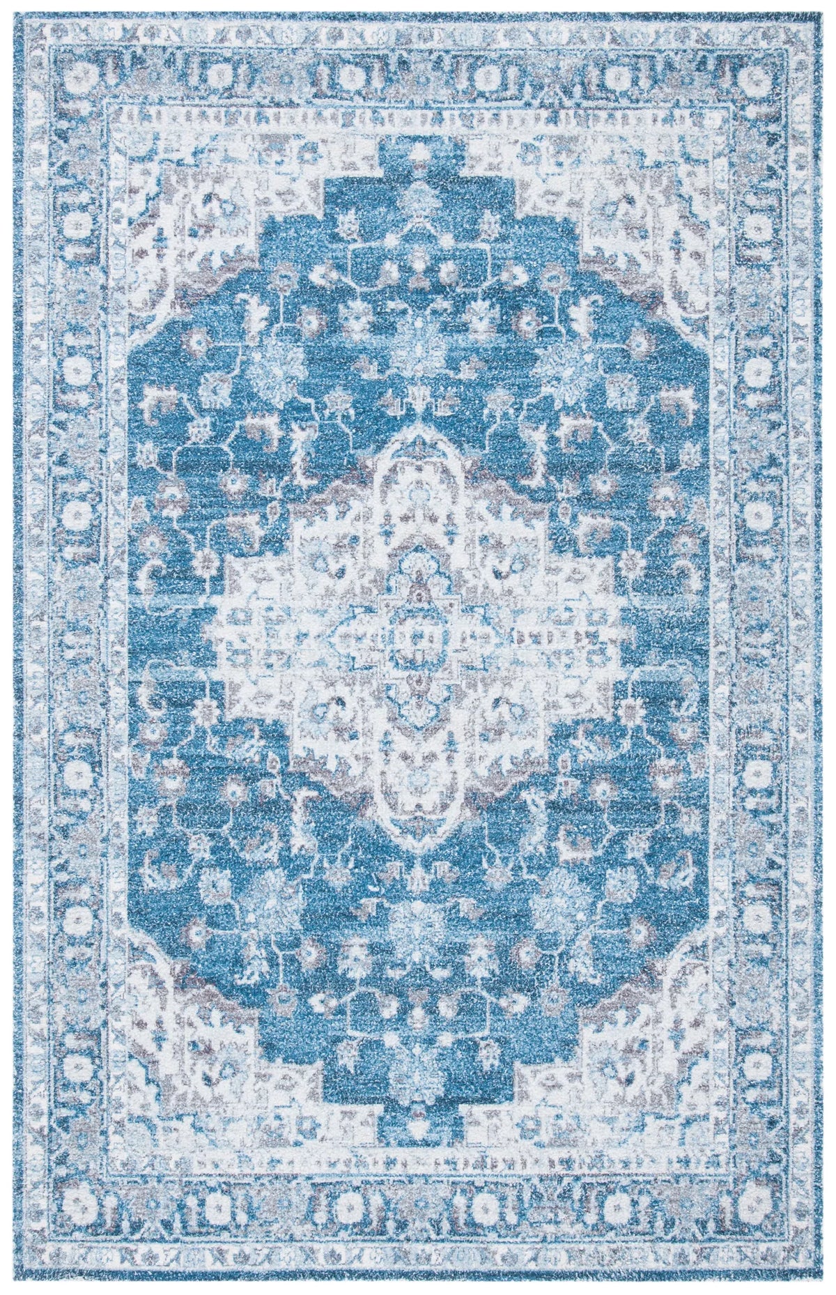 Safavieh Classic Vintage 4'-0" x 6'-0" Rug in Blue / Grey