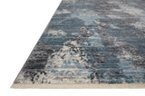 Loloi Samra Sam-05 Dove/Sky Rugs - rug corner