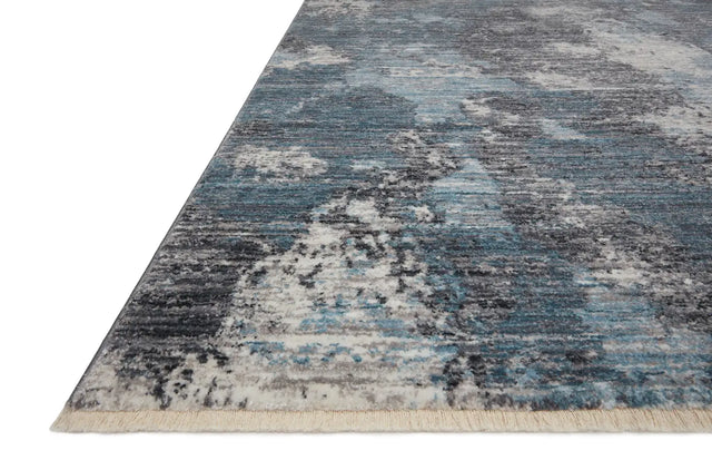 Loloi Samra Sam-05 Dove/Sky Rugs - rug corner