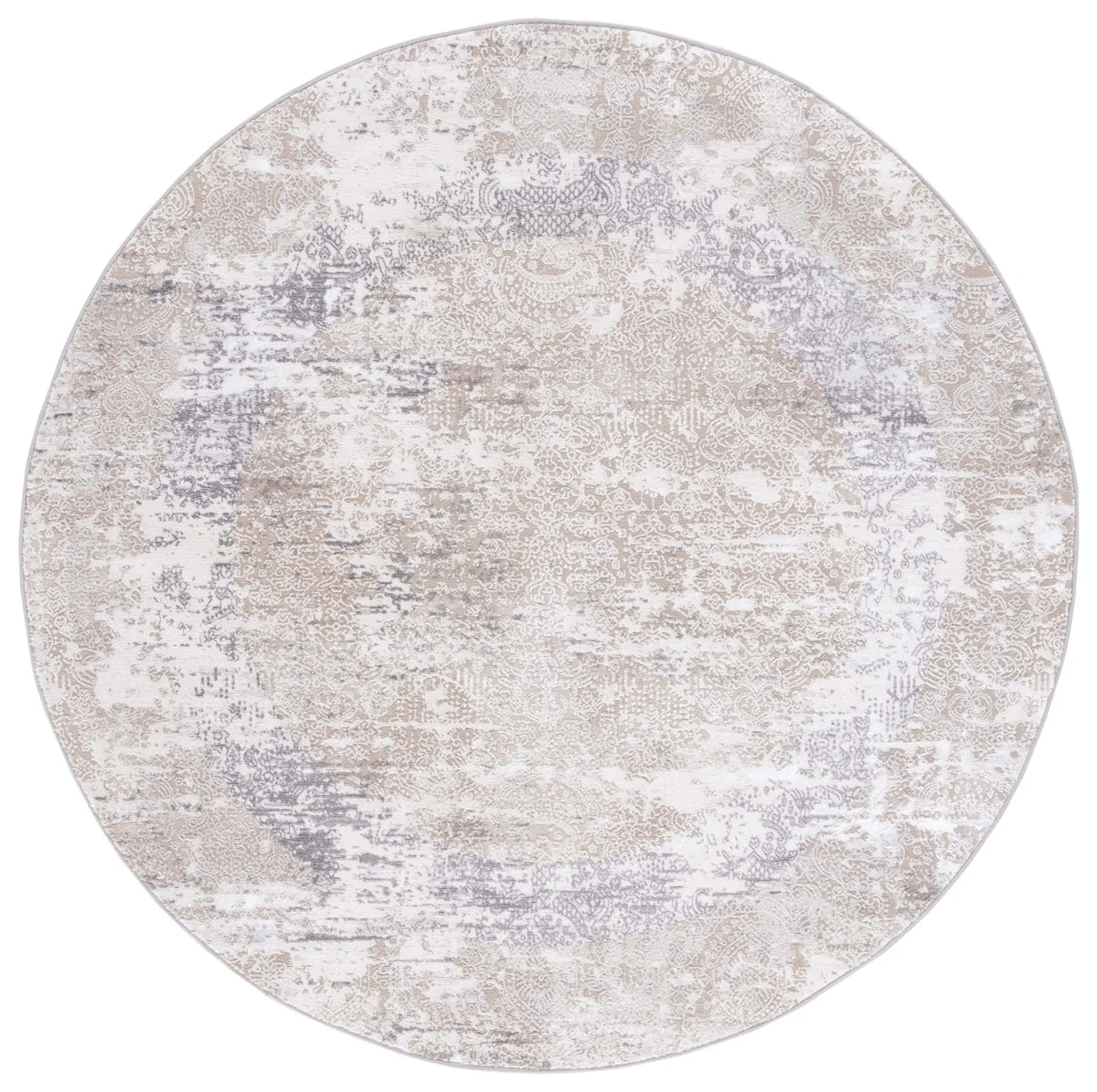Safavieh Amelia 6'-7" x 6'-7" Rug in Beige / Grey